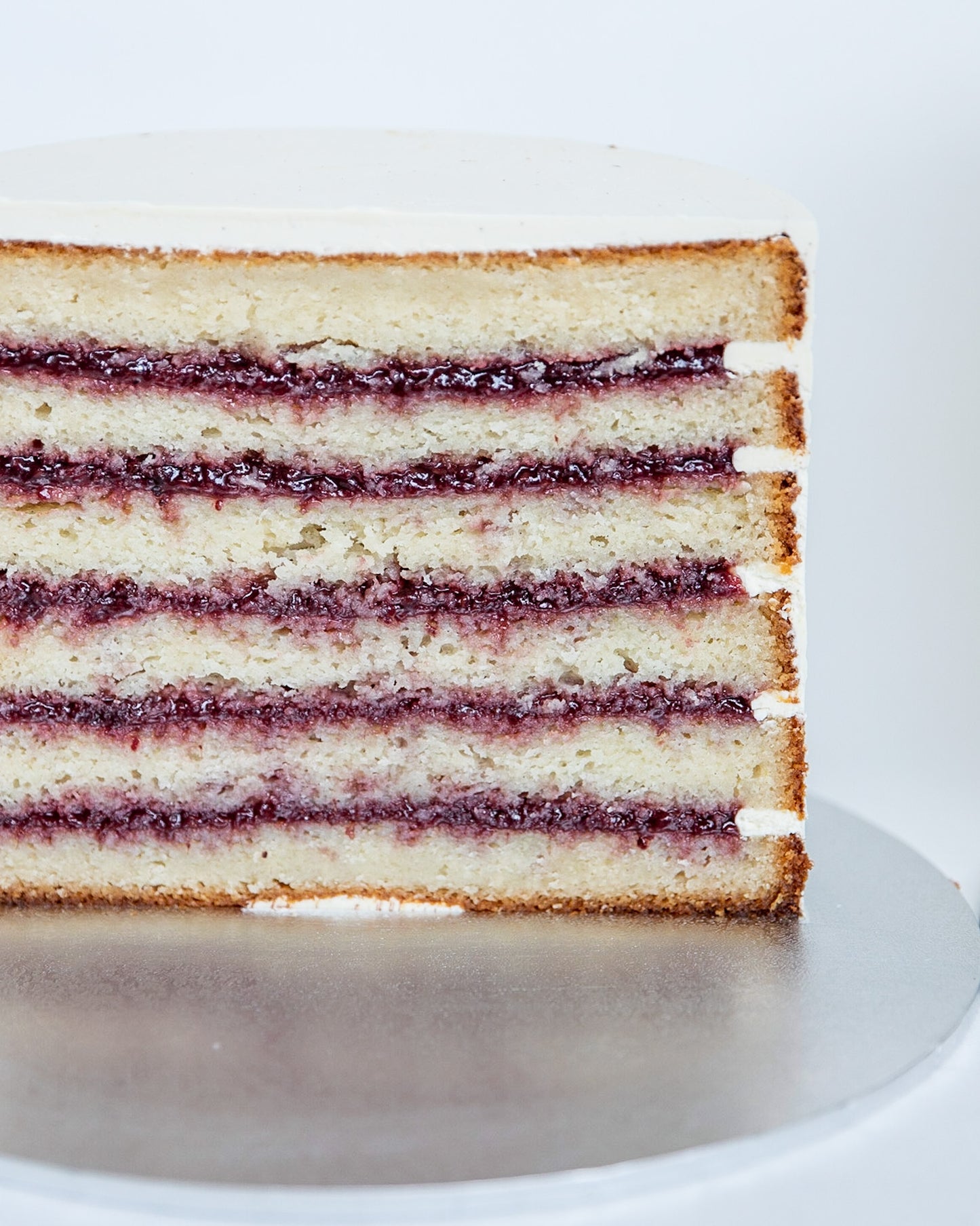 One Tier Double Barrel Cake