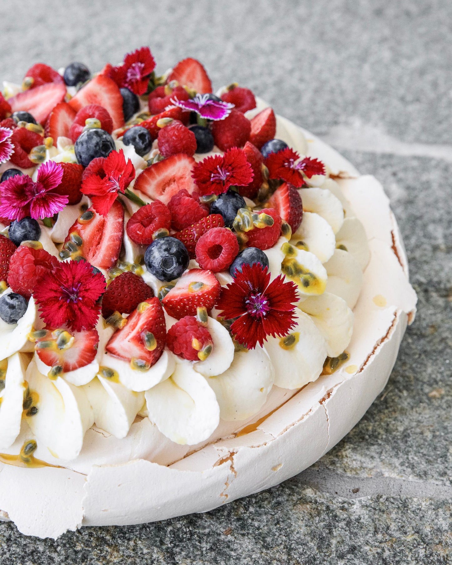 Mixed Berry Pavlova (GF)