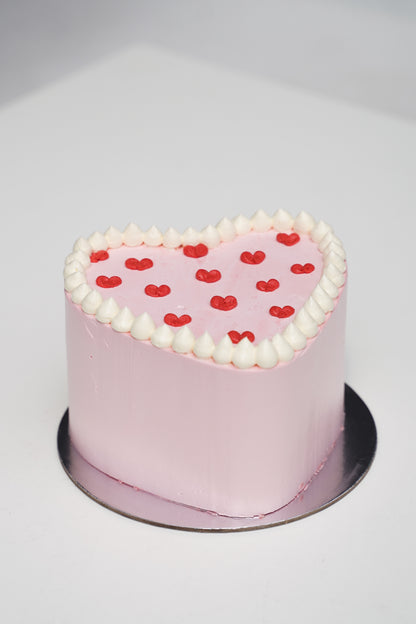 Glamorous Heart Cake