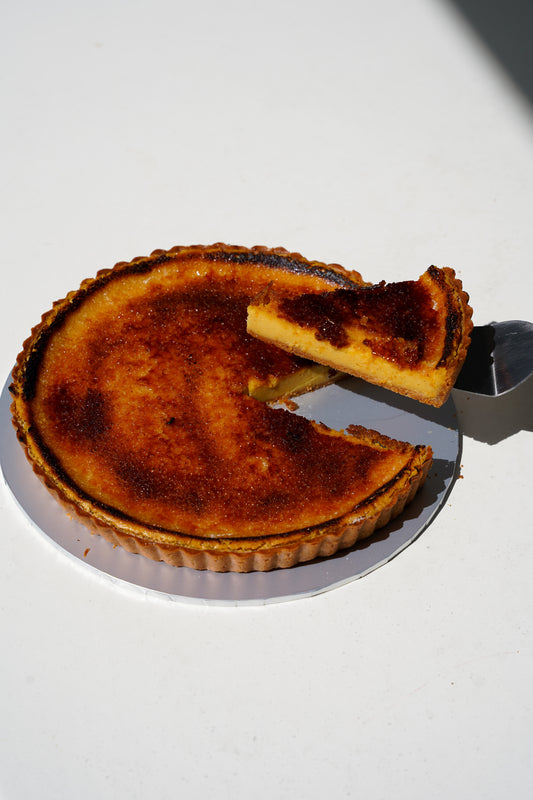 Family-Size Crème Brûlée Tart