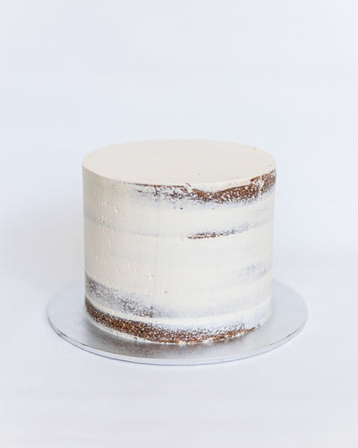 Double barrel smooth buttercream wedding cake | Simple wedding cake, Barrel  wedding cake, Modern wedding cake